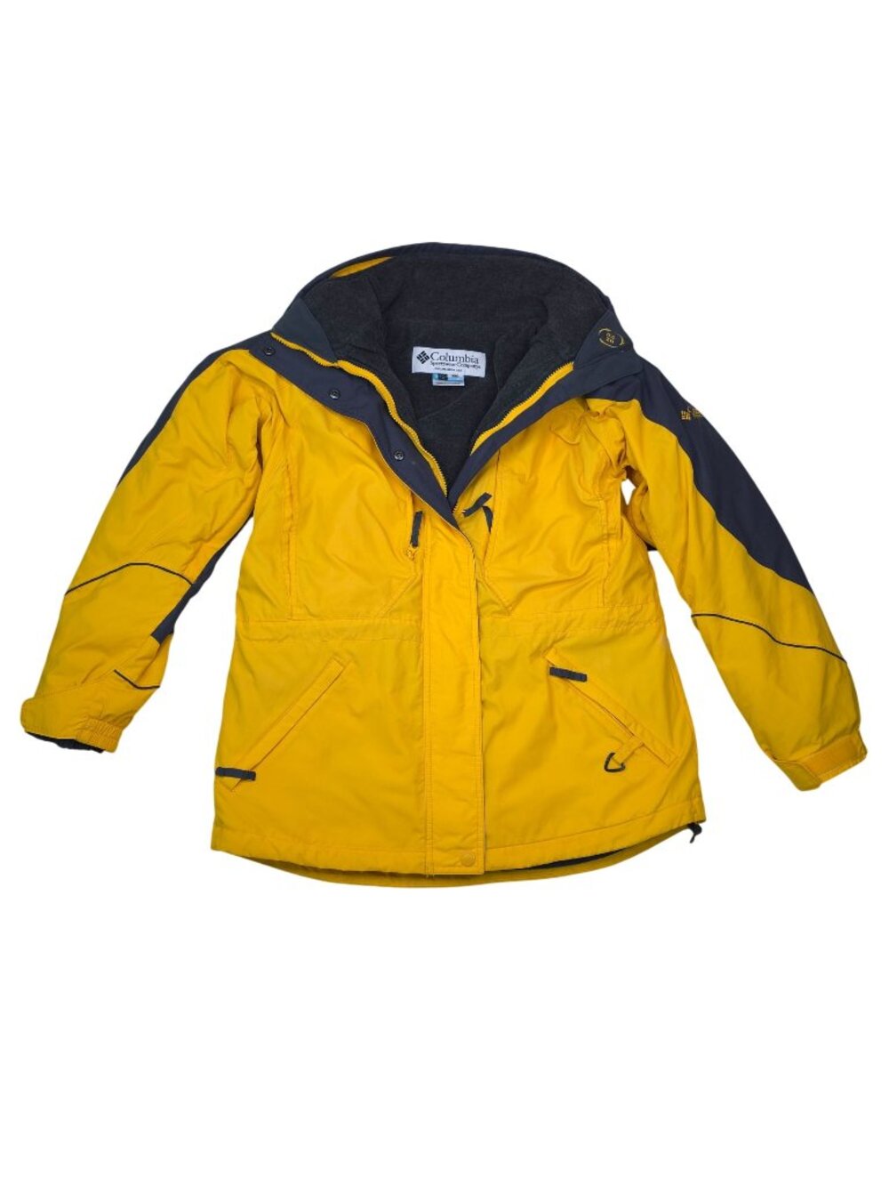 Columbia Interchange Core Ski Jacket Coat M Removable Liner Waterproof Women